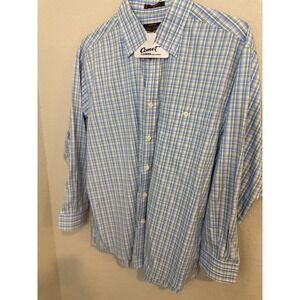 Orvis‎ signature collection dress shirt size XL Blue Summer